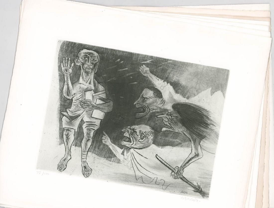(7) William Gropper Etchings (1 of 8)