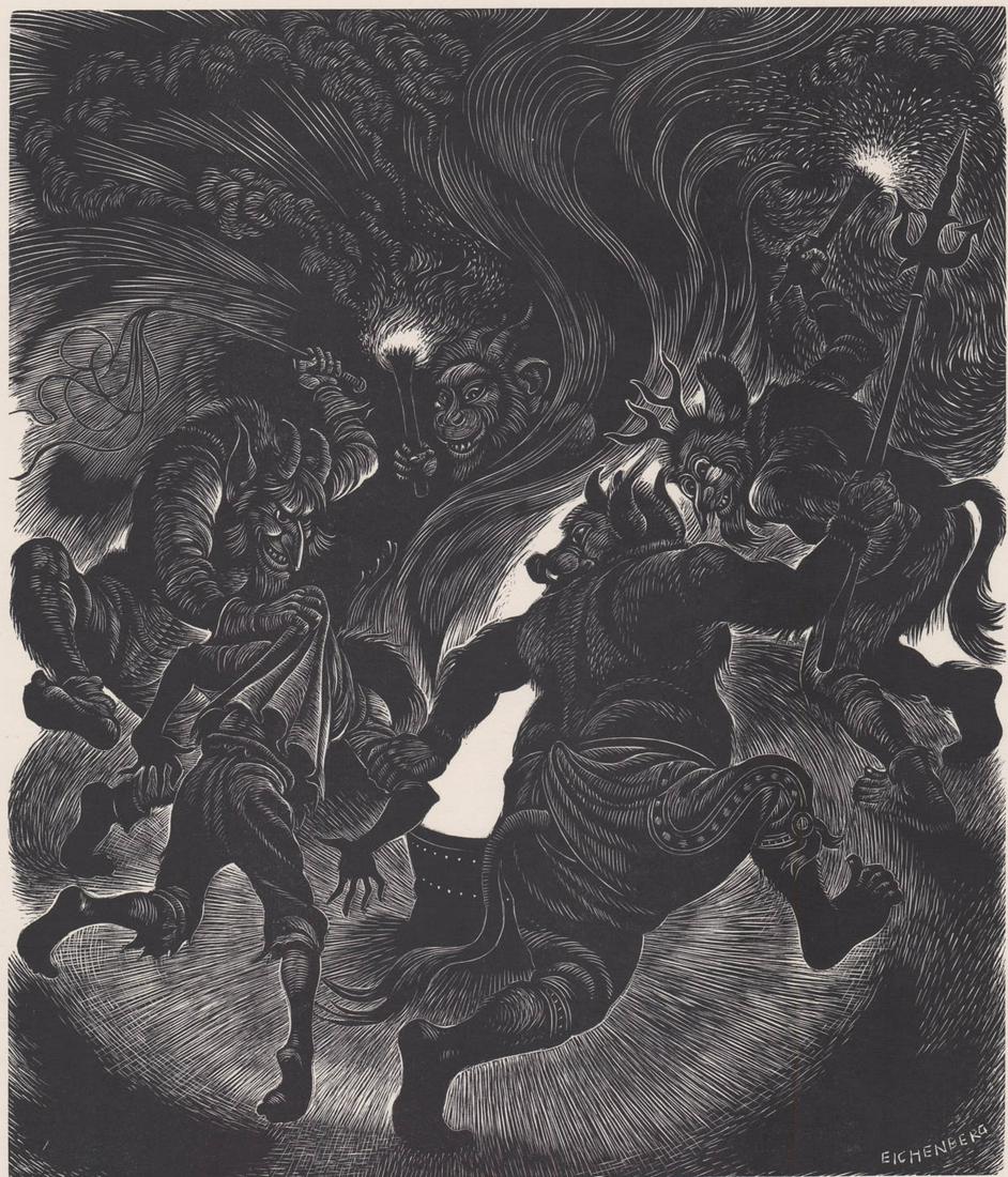 Fritz Eichenberg Artist's Proof Wood Engraving (1 of 4)
