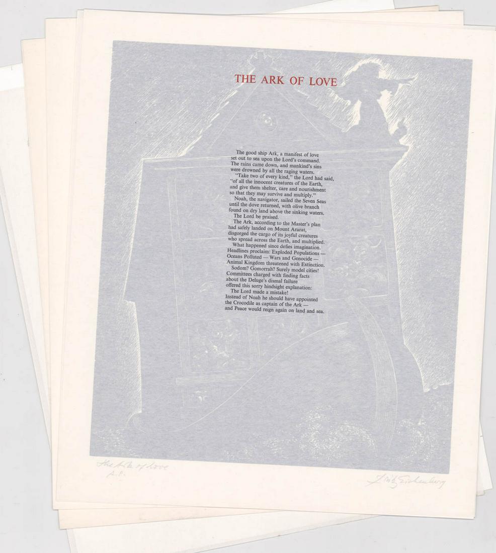 Fritz Eichenberg Artist's Proof Engravings (4) (1 of 9)