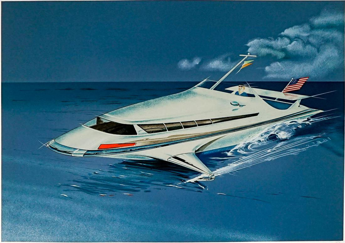 Raymond Loewy (1893-1986) S/N Lithograph (1 of 5)