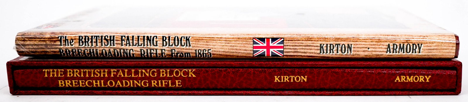 British Falling Block Breechloading Rifle (2): Two (2) copies of The British Falling Block Breechloading Rifle From 1865 by Jonathan Kirton. One is SIGNED on the half-title page and comes with a slipcase, the other is SEALED. 1985 Armory Publicati