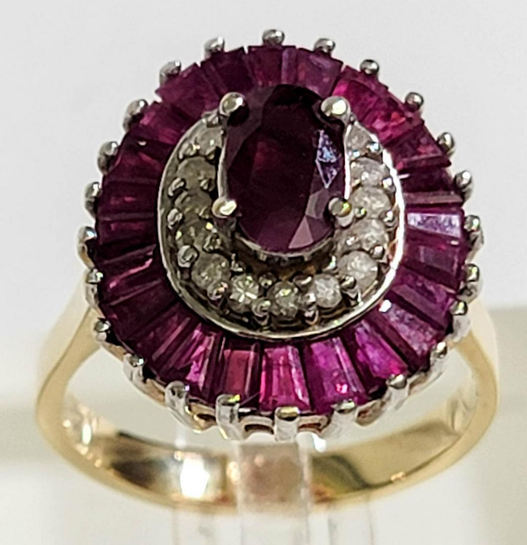 14k Gold Ruby Ring 2.77 ctw (1 of 8)