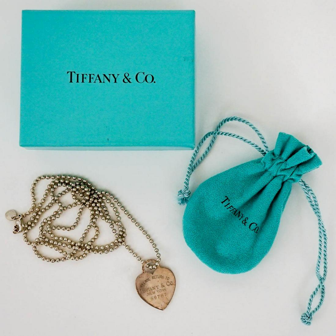 Tiffany & Co. Sterling Pendant and Chain (1 of 7)