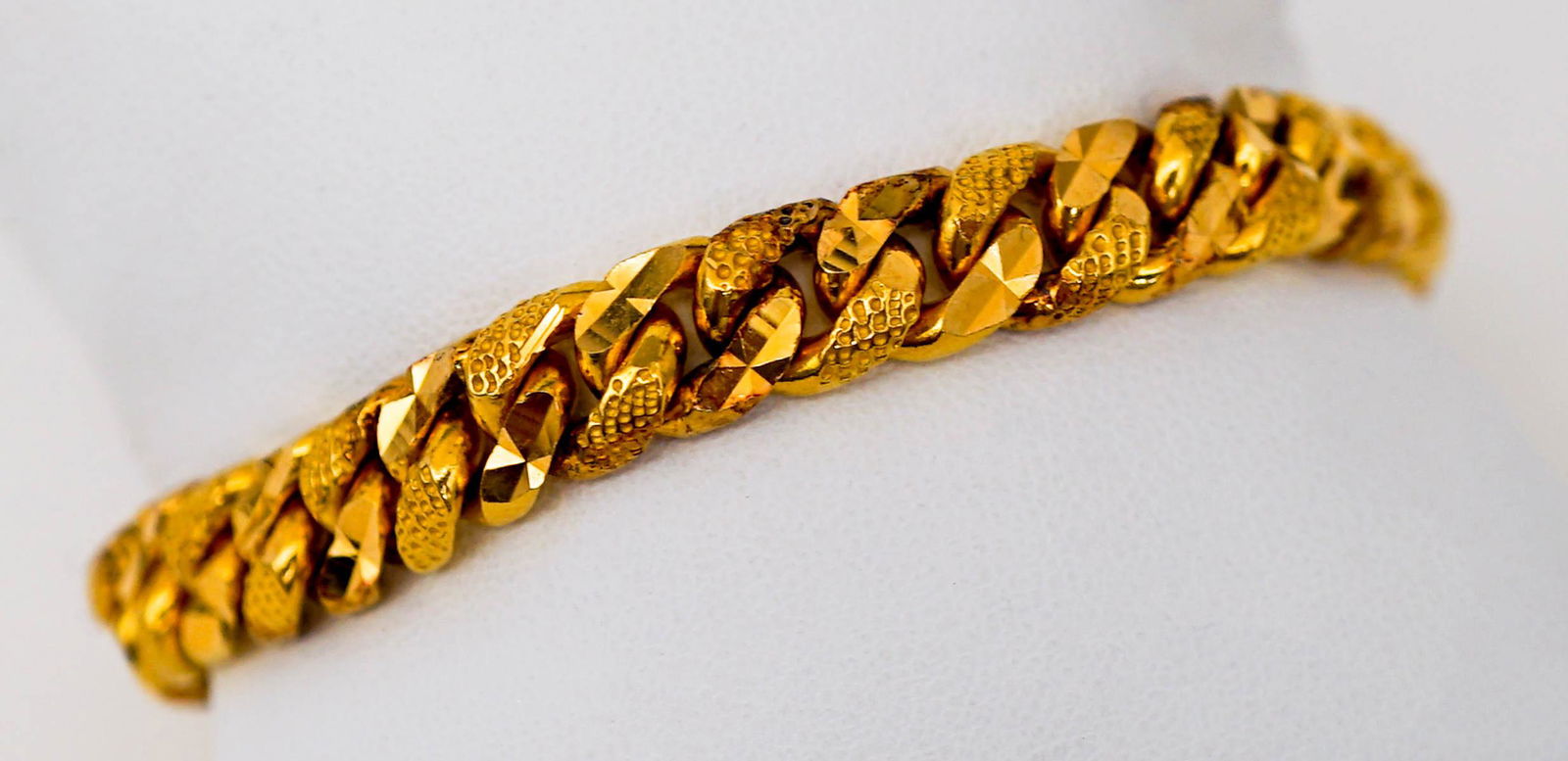 22k Yellow Gold Heavy Bracelet (1 of 6)