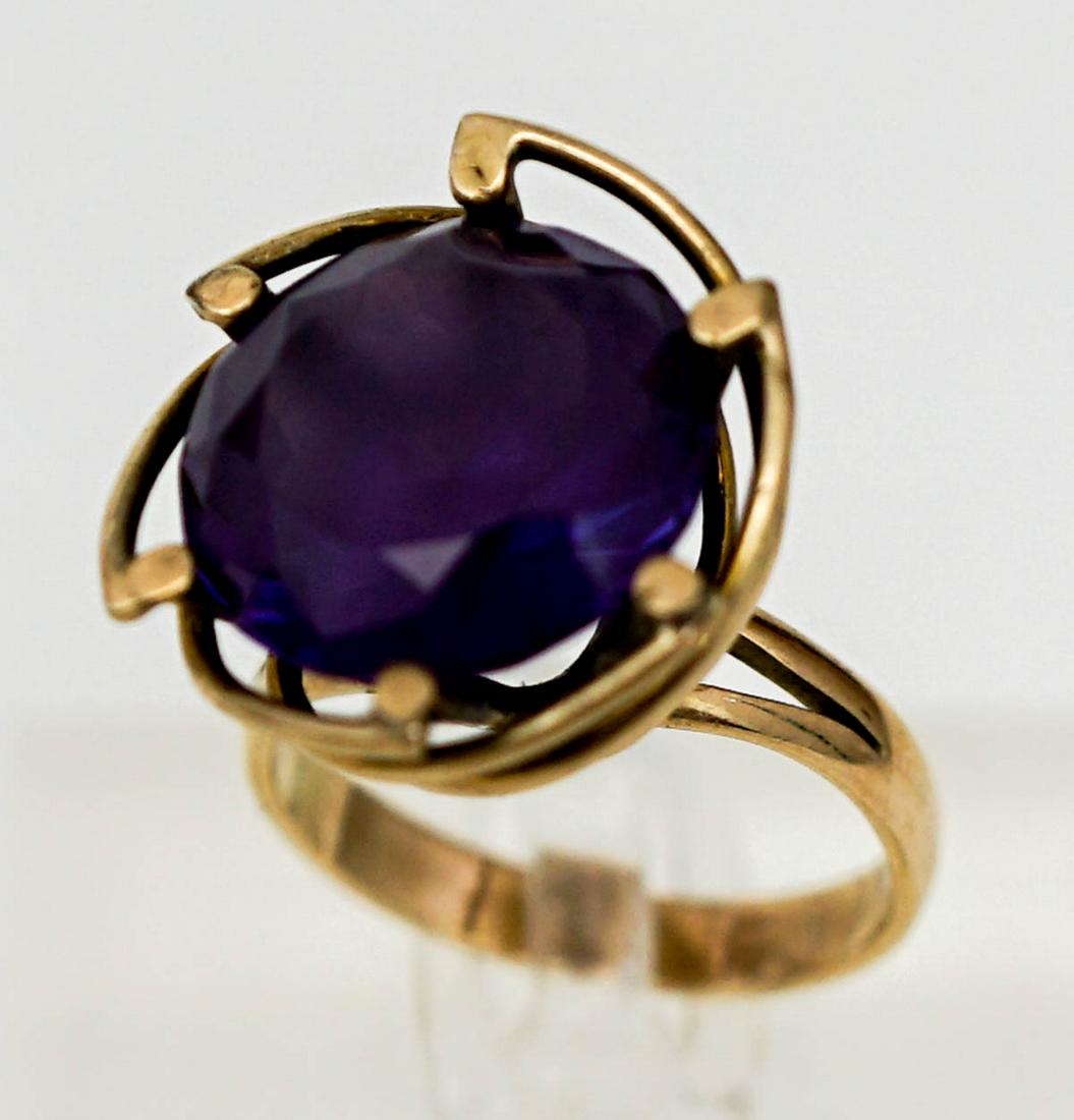 14k Pink Purple Sapphire Ring (1 of 8)