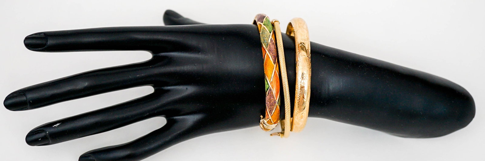 (3) 14k Yellow Gold Designer Bracelets (1 of 11)