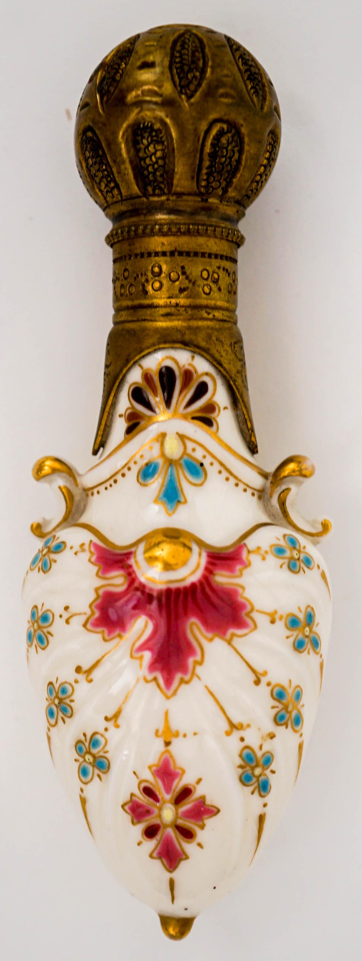 Antique Hand-Painted Scent Bottle (1 of 7)