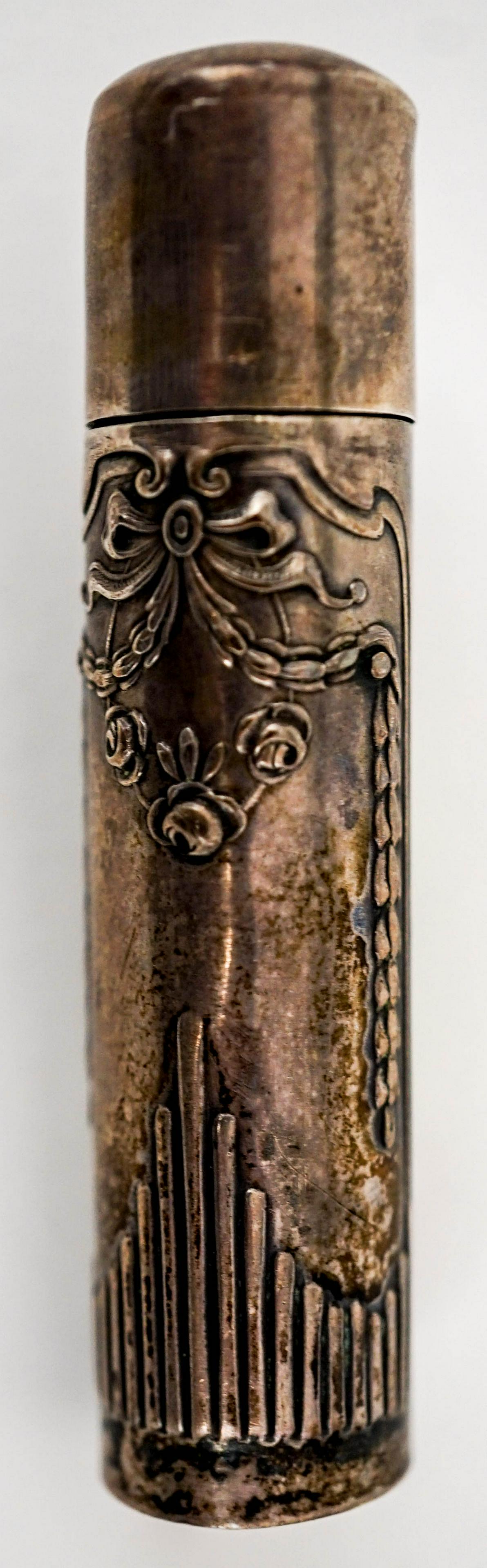 Merman .800 Silver Antique Scent Bottle (1 of 8)