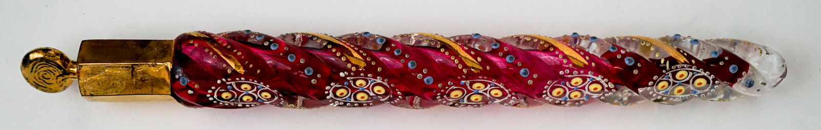 Venetian Glass Cranberry Antique Scent Bottle (1 of 5)