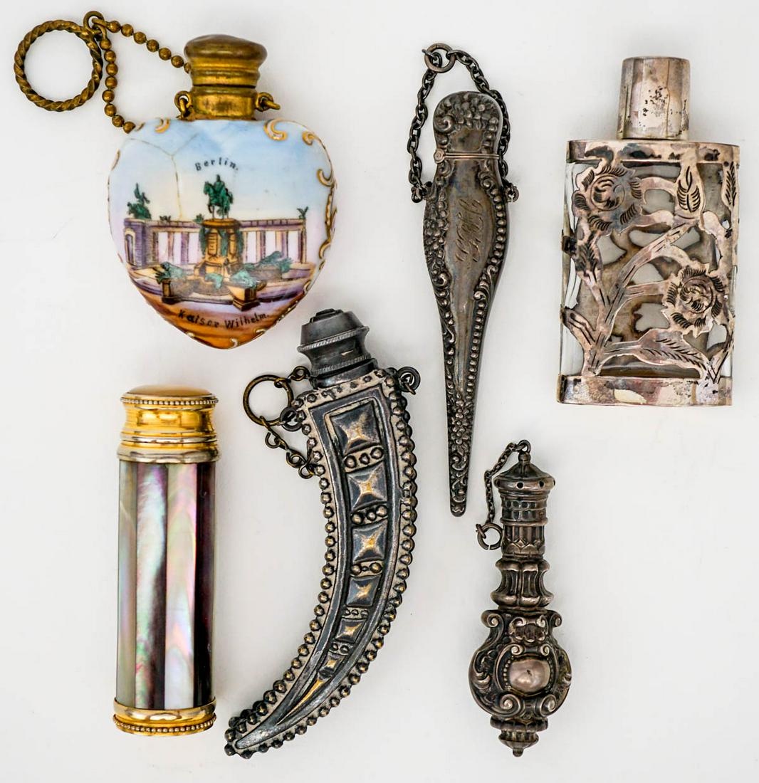 (6) Vintage & Antique Scent Bottles (1 of 14)