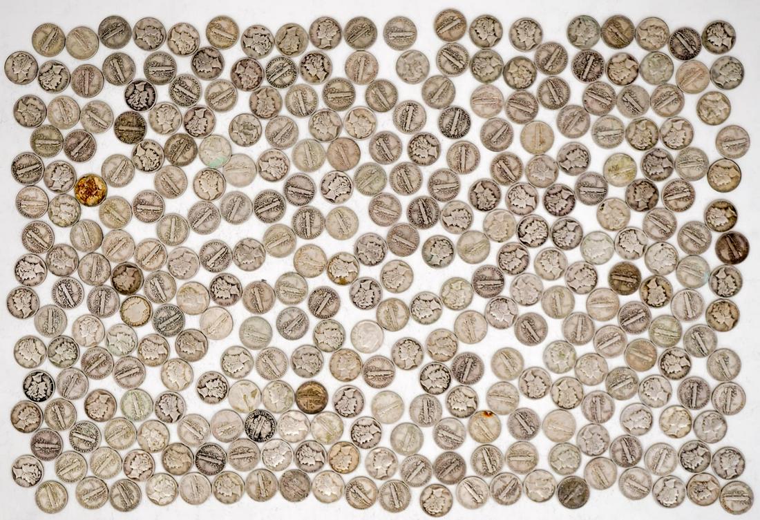 U.S. Mercury Dimes, Approximately 300 (1 of 6)
