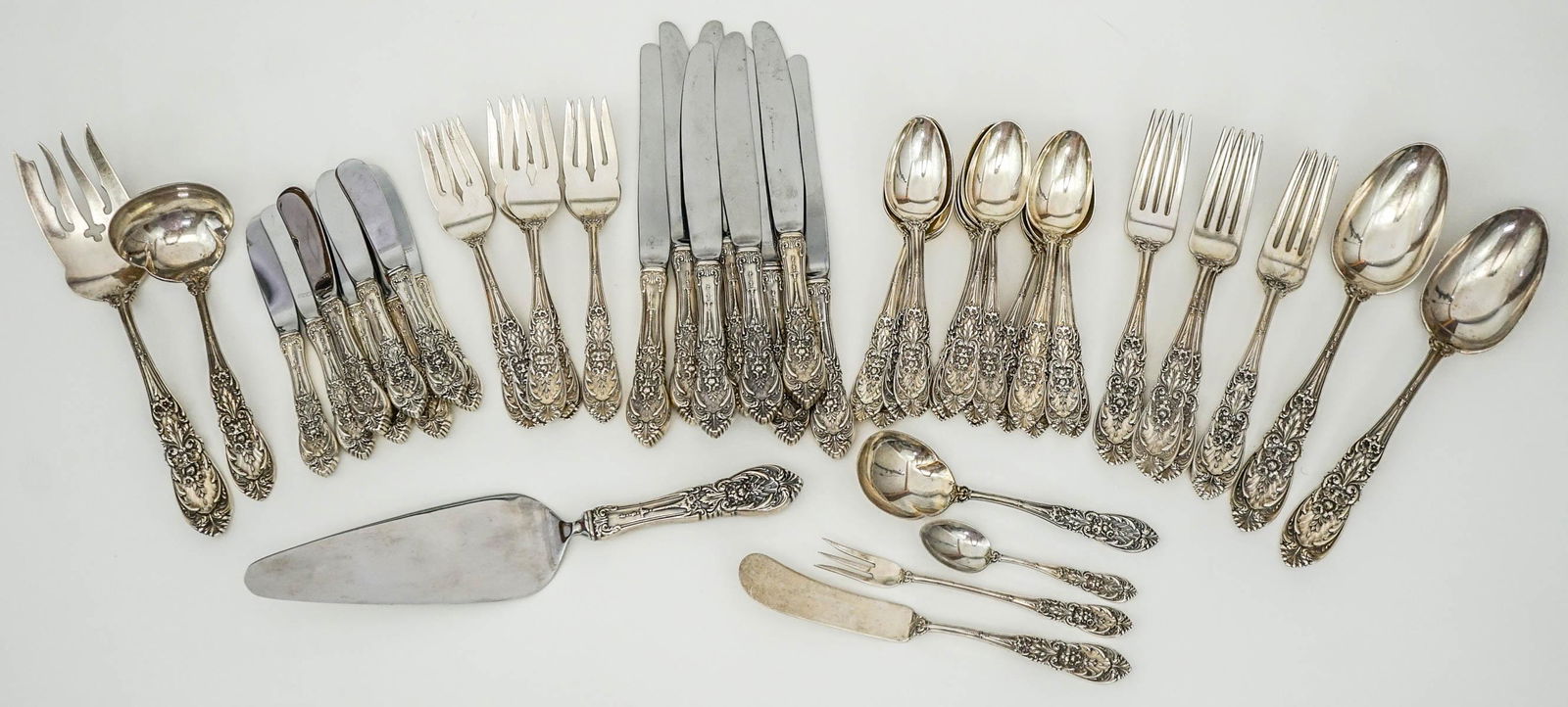 [Richelieu] International Sterling Flatware 57 Pcs (1 of 8)