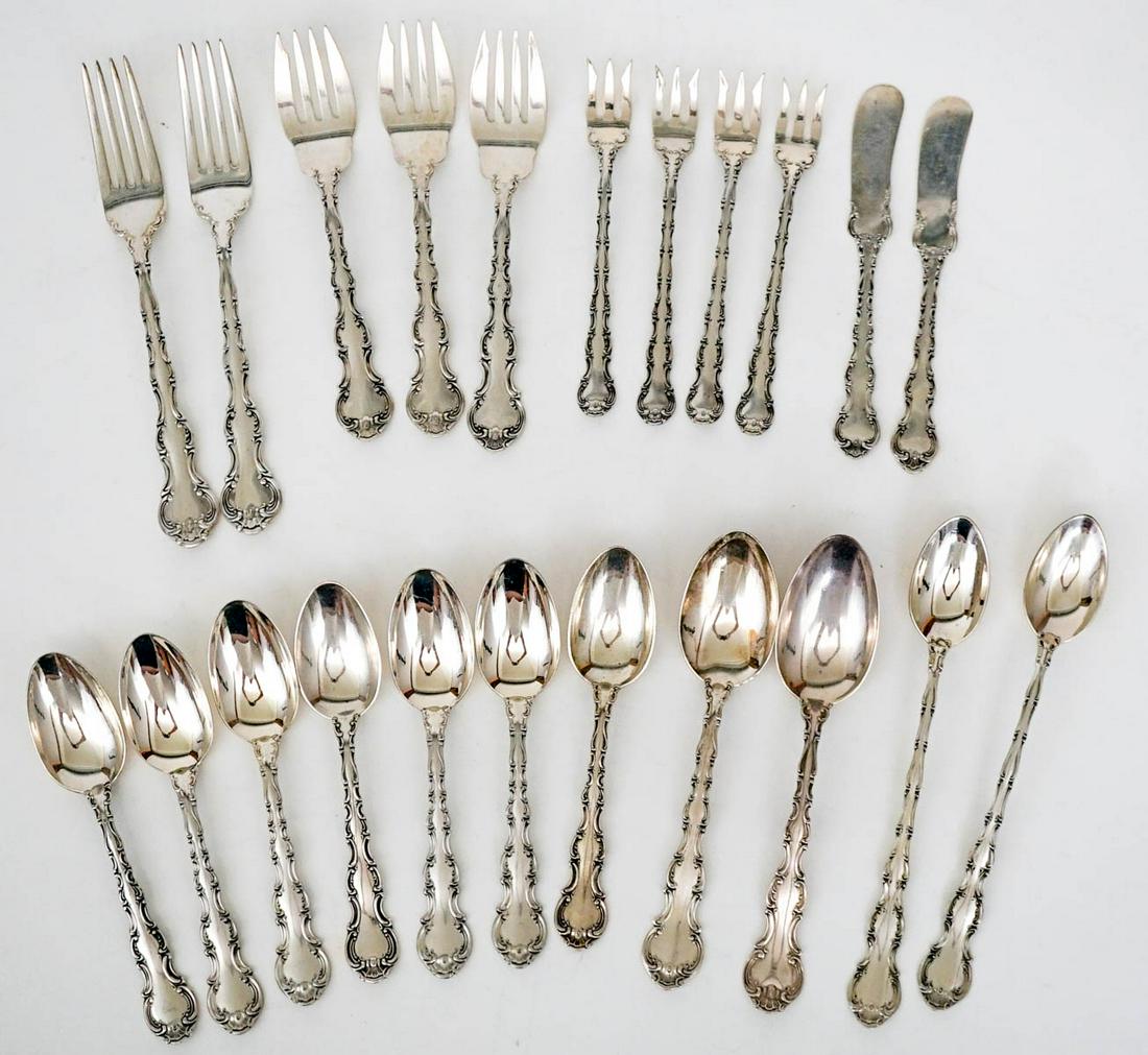 Gorham Strasbourg Sterling Flatware (22 pcs) (1 of 10)