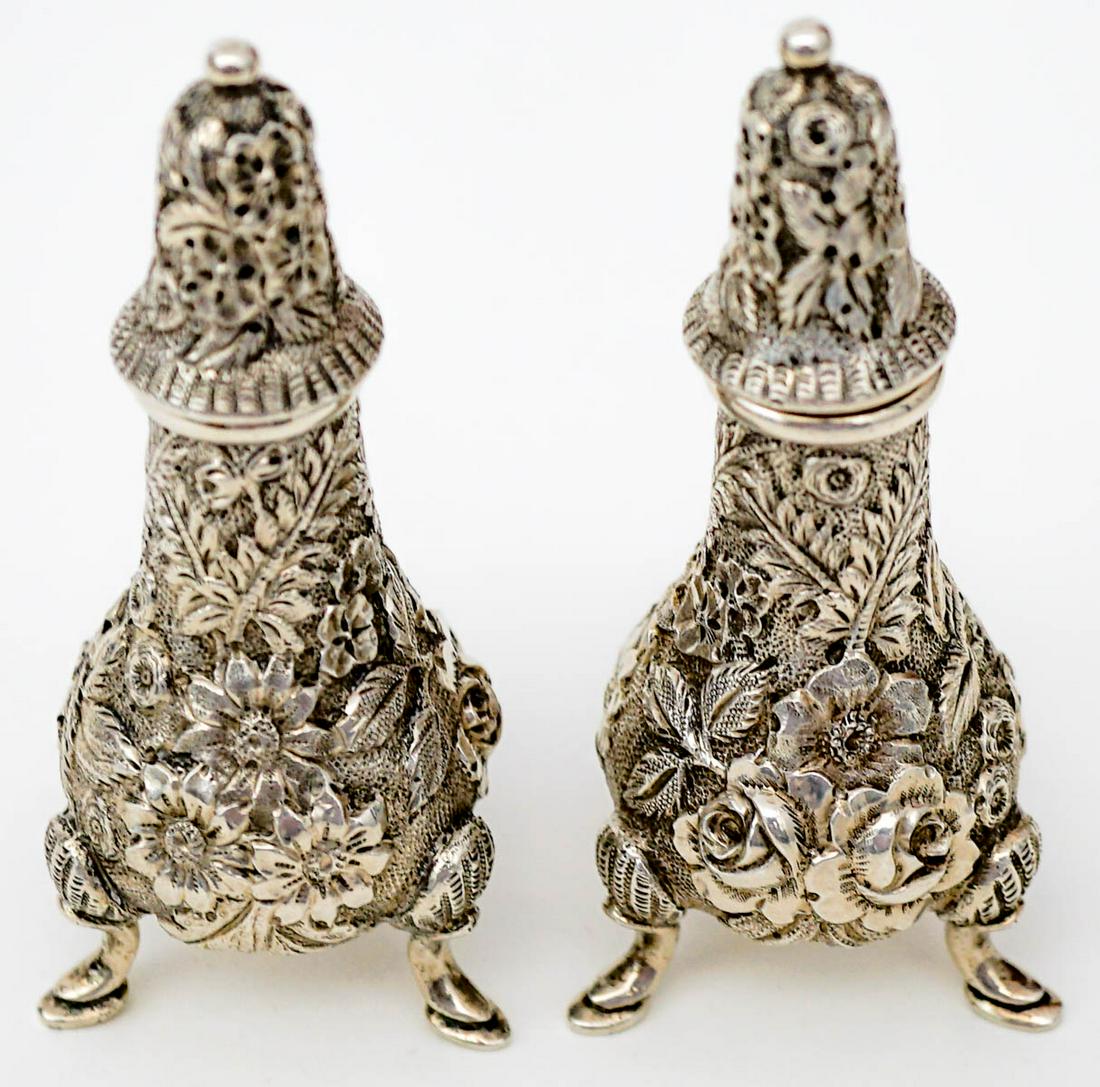 A.G. Schultz Baltimore Sterling Repousse Shakers (1 of 8)