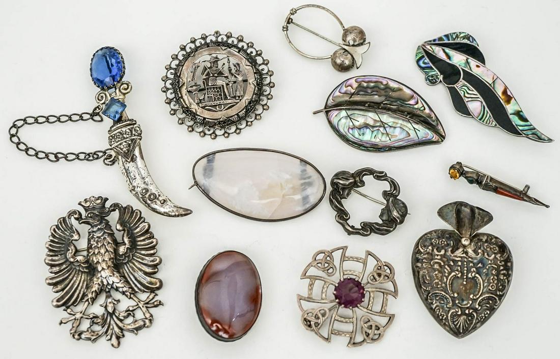 (12) Vintage & Antique Pins & Brooches (1 of 18)