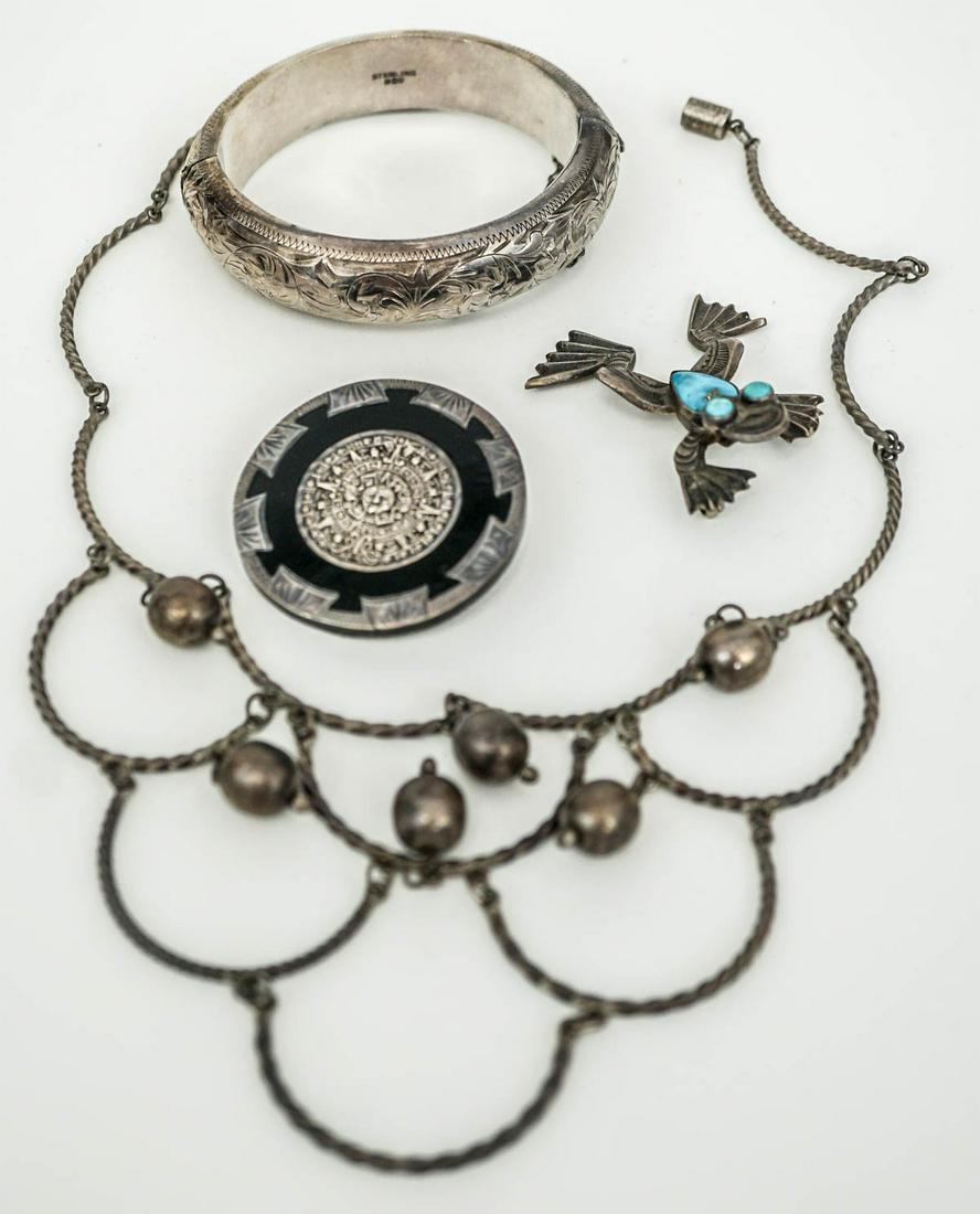 Sterling Silver (4) Jewelry Pieces (1 of 10)