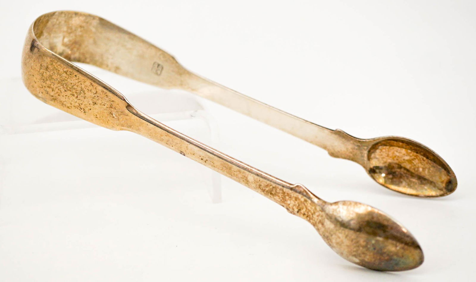 Date Mark 1821 London Sterling Tongs [TD,JD] (1 of 6)