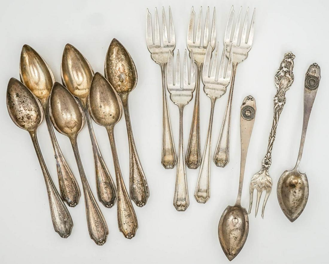 Assorted Sterling Silver Flatware Pieces (1 of 5)