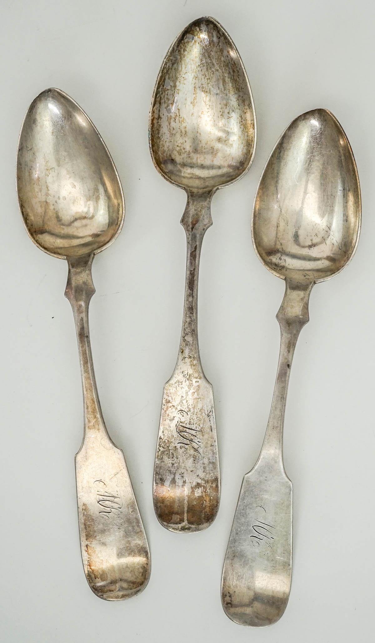 (3) William Kendrick [Kentucky] Serving Spoons (1 of 4)