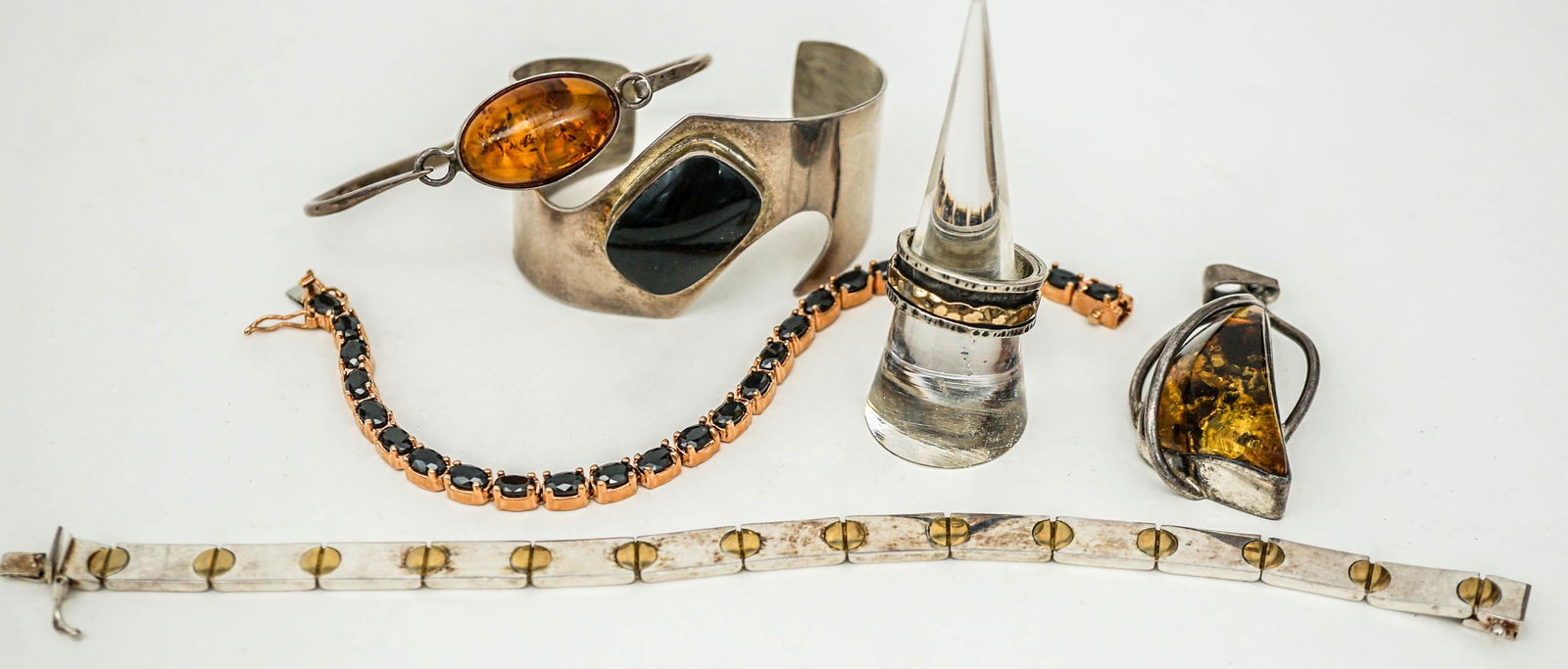 Sterling, Amber & Designer Jewelry (1 of 20)