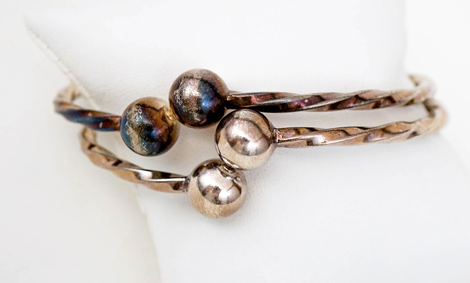 (2) YDL Trinidad Sterling Silver Bangle Bracelets (1 of 5)