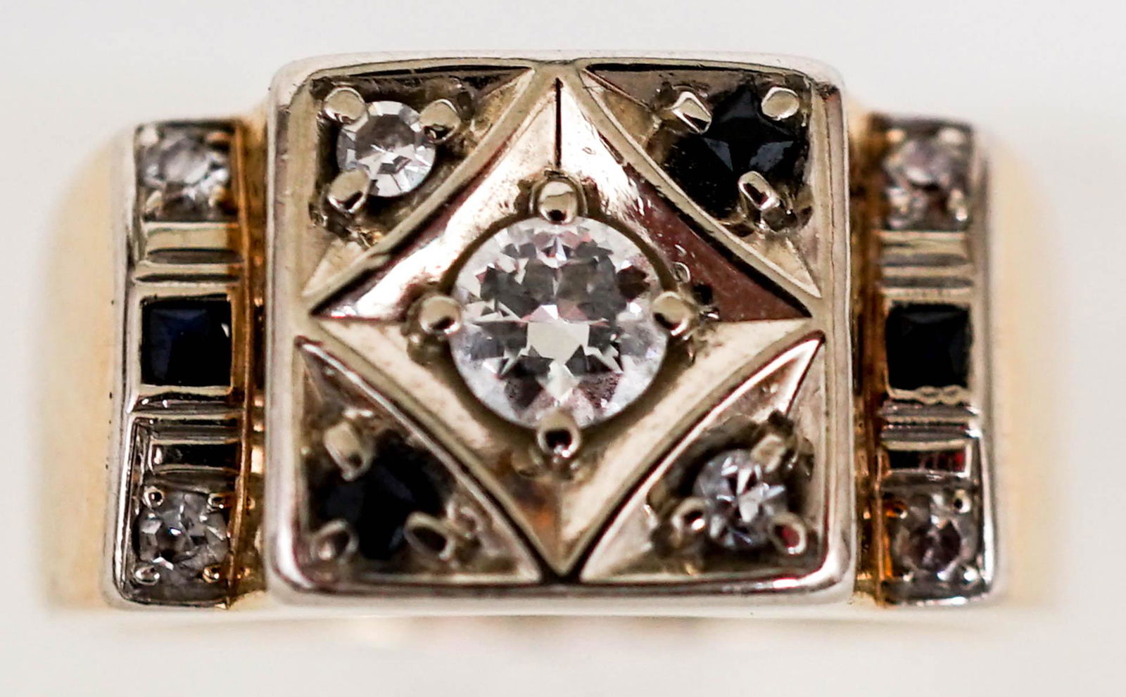 14k Gold & Diamond Mens Ring (1 of 6)