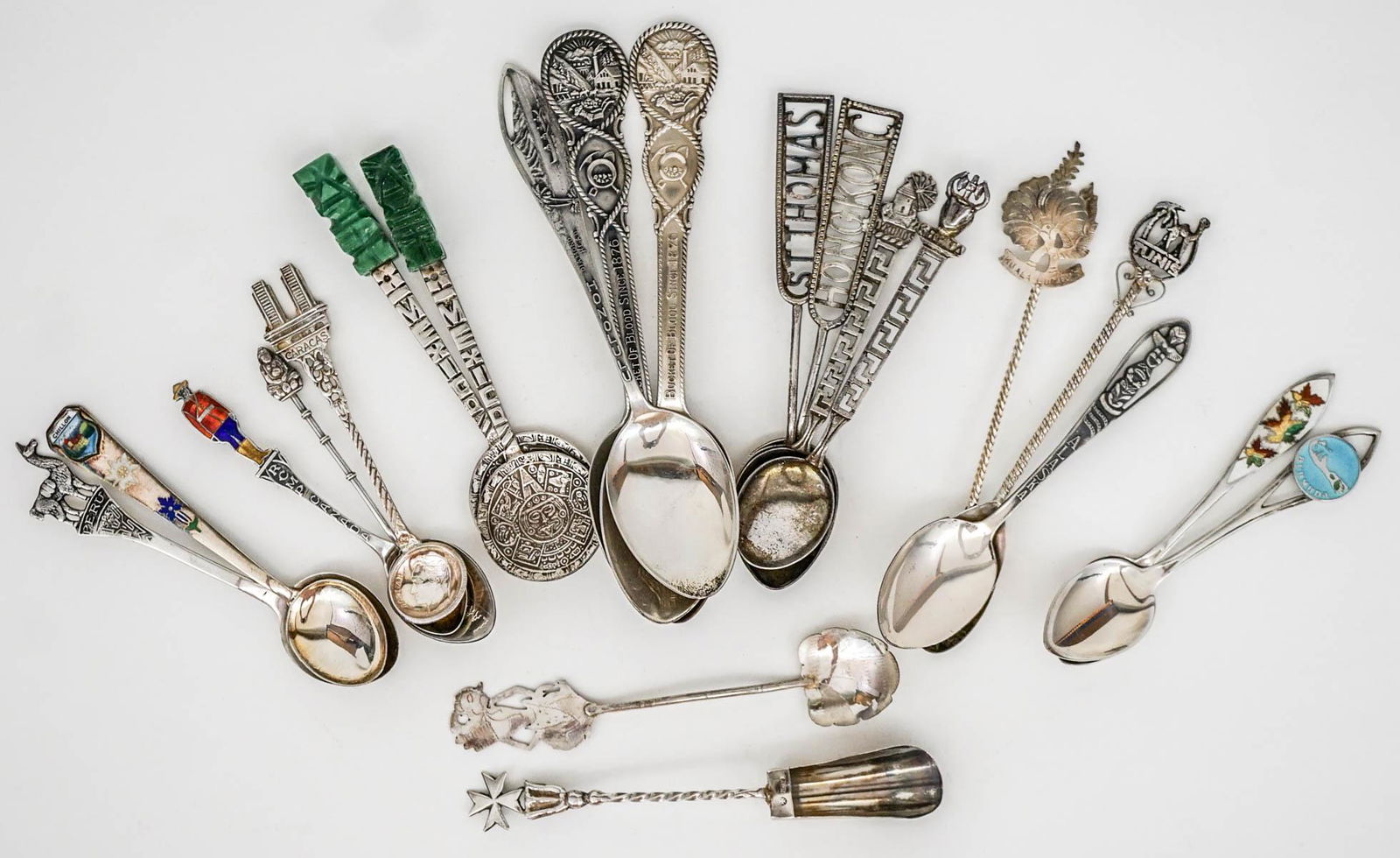 Souvenir Spoons (21) [Sterling and Stainless] (1 of 10)