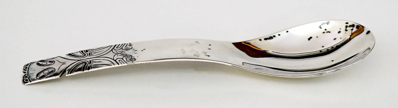 Amos Wallace Potlatch Sterling Silver Spoon (1 of 6)