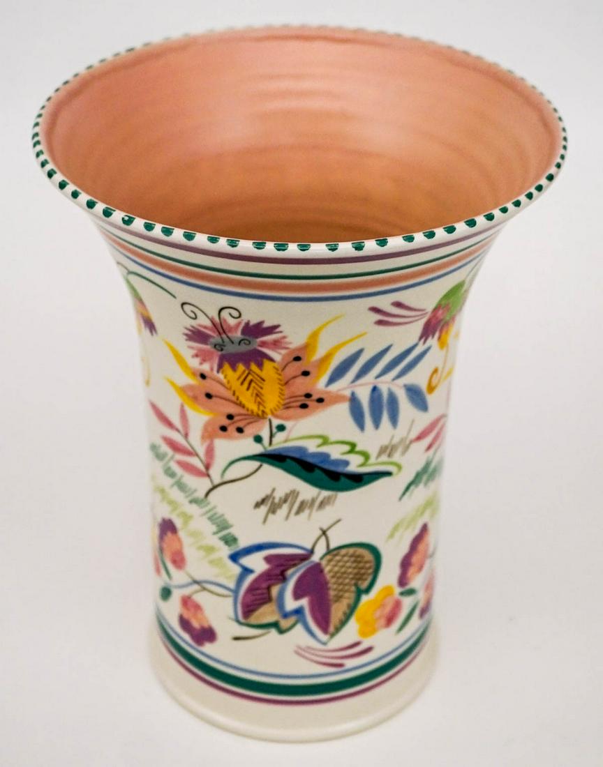 Vintage Ceramic Vase [Butterflies] (1 of 8)