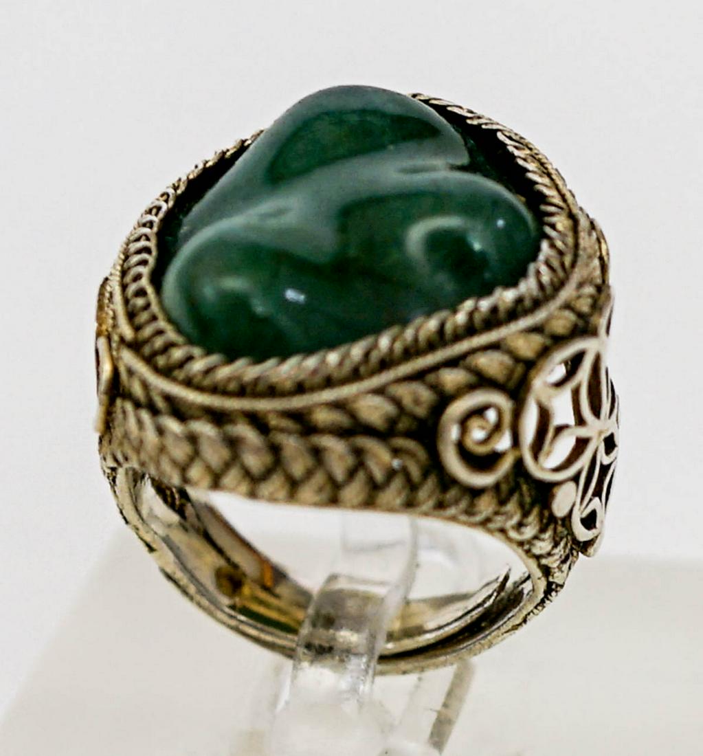 Silver & Jade Ring (1 of 8)