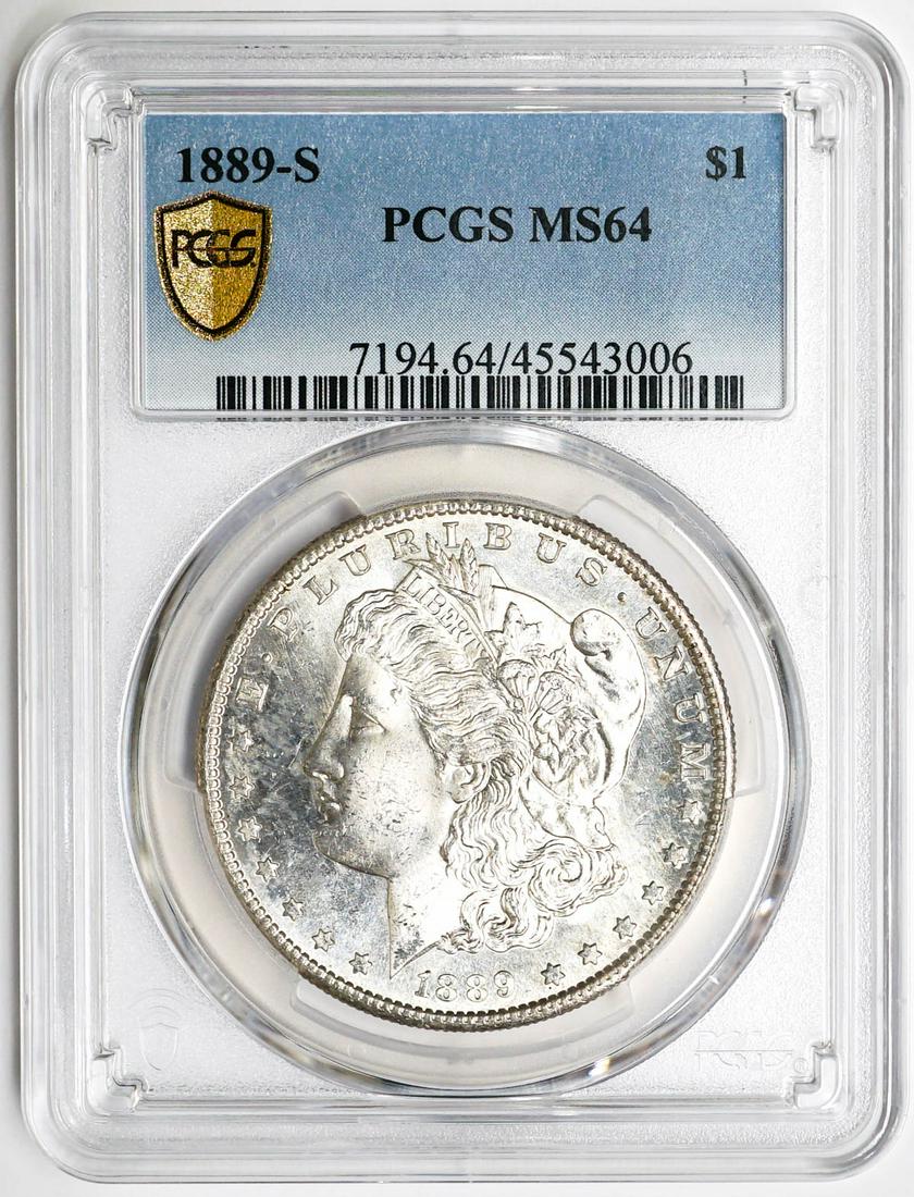 1889-S U.S. Morgan Dollar PCGS MS64 (1 of 2)