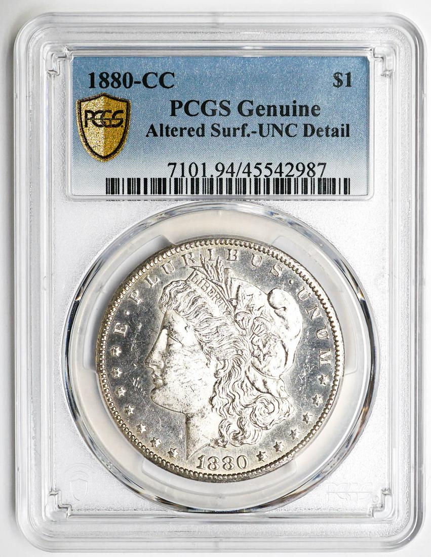1880-CC Morgan Dollar PCGS Genuine (1 of 2)