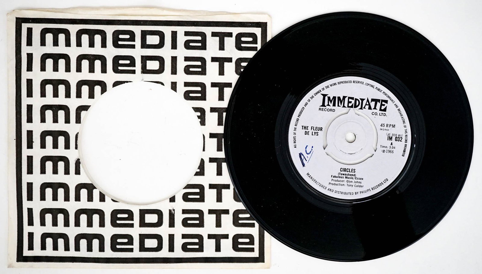 The Fleur De Lys - Circles 1966 UK 45 IMMEDIATE (1 of 2)