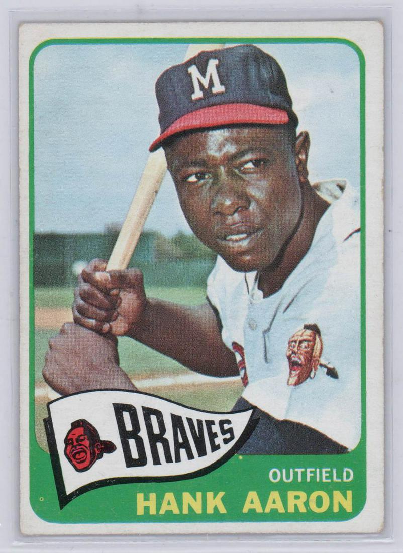Hank Aaron 1965 Topps #170 G-VG/VG (1 of 2)