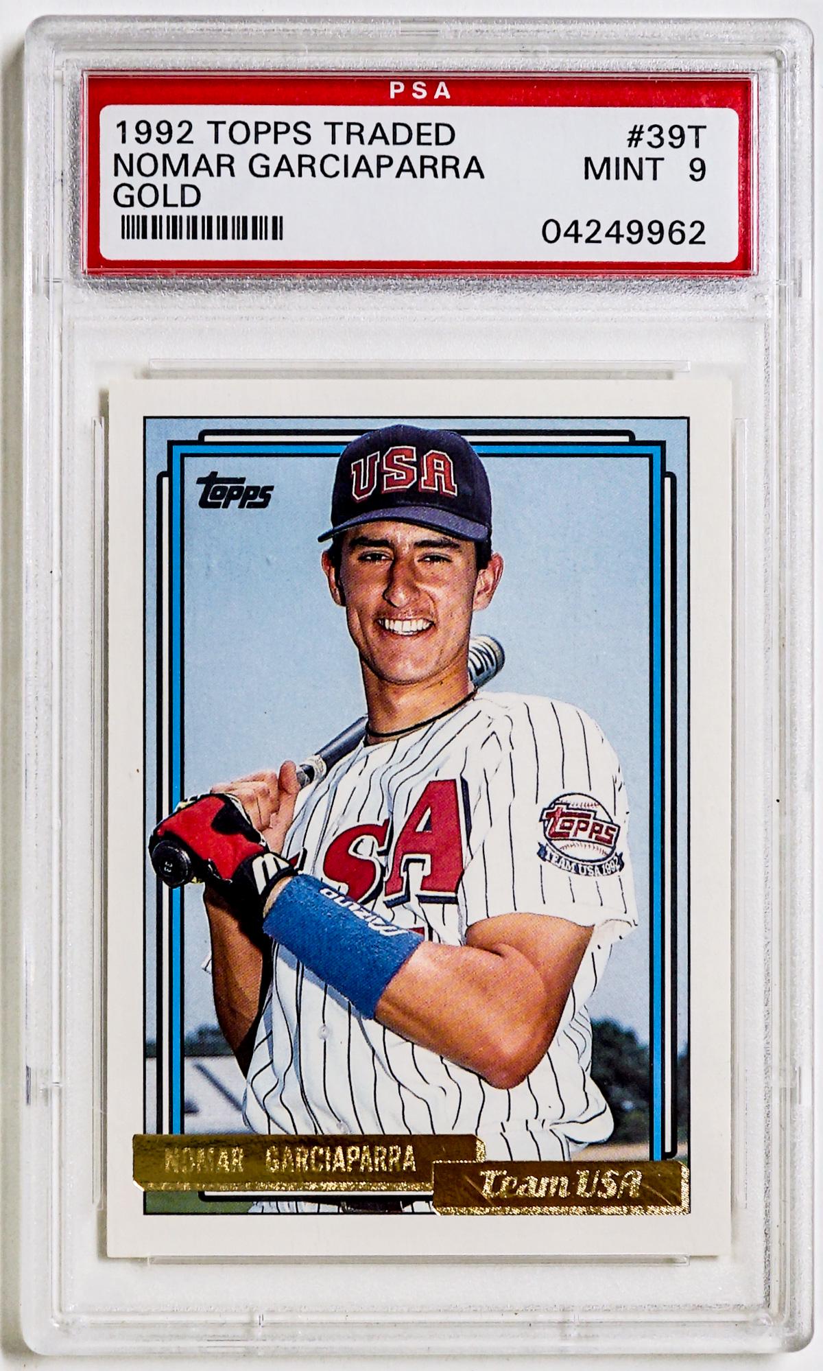1992 Topps Traded Gold Nomar Garciaparra PSA 9 (1 of 2)