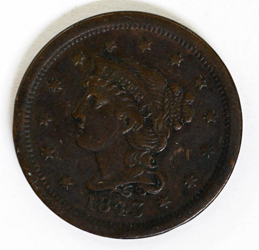 1843 U.S. Large Cent (1 of 2)