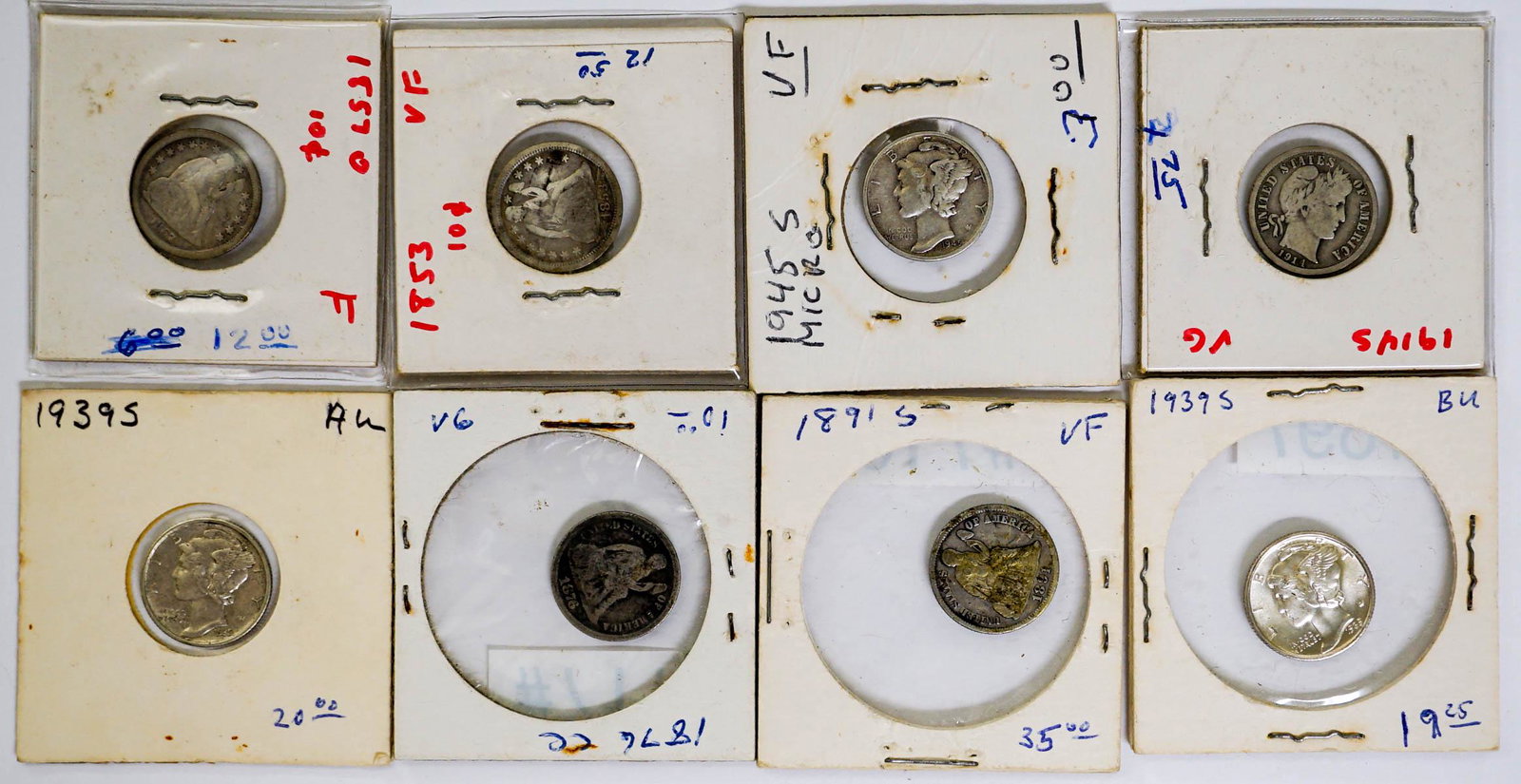 (8) Assorted U.S. Coins (1 of 2)