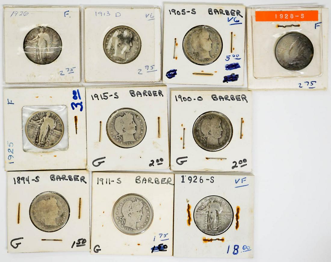 (10) U.S. Quarter Dollars (1 of 2)