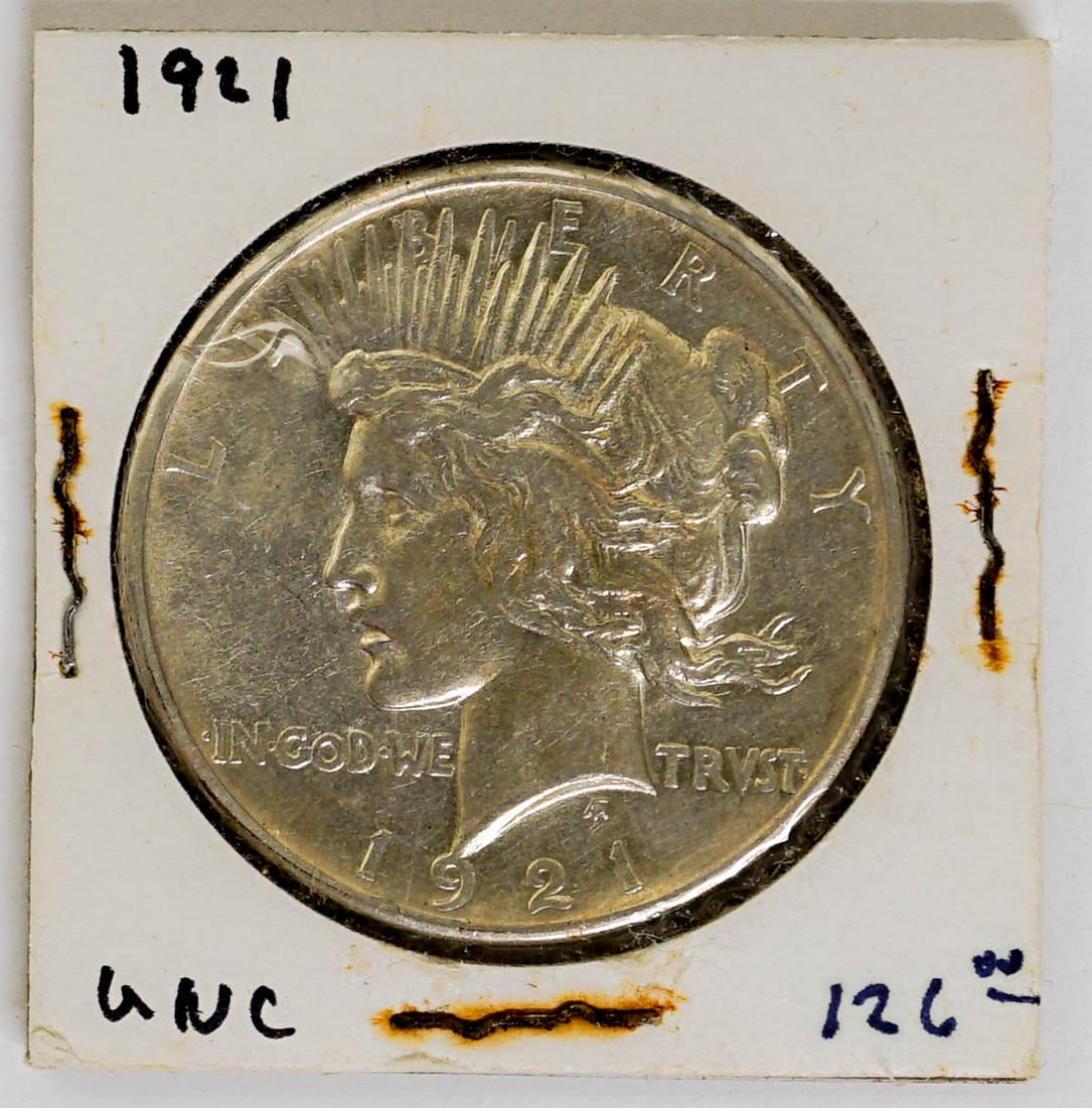 1921 Peace Dollar (1 of 2)