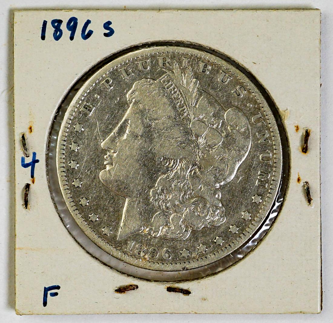 1896-S Morgan Dollar: 1896-S Morgan Dollar. Grade on coin holder is not guaranteed as grading can be subjective. Payment by wire transfer only unless pre-approved for alterative form of payment. Please note special bidding