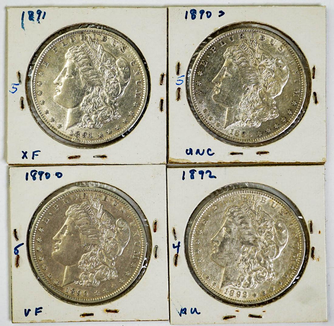 (4) U.S. Morgan Silver Dollars (1 of 2)