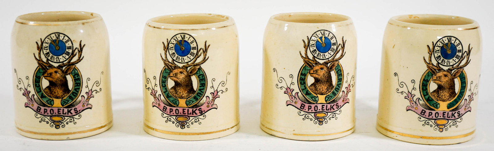 Vintage (4) BPOE Small Mugs [Germany] (1 of 8)