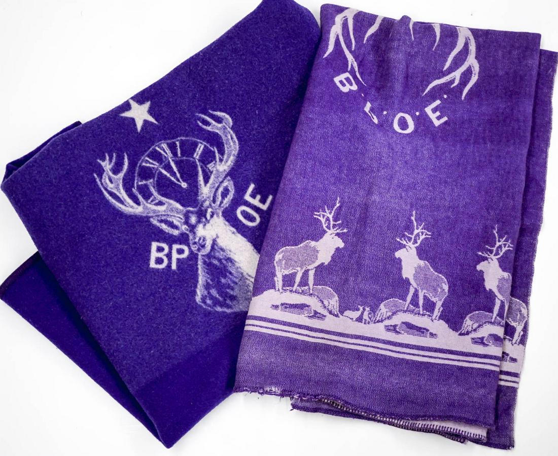 Vintage BPOE (2) Blankets [Pendleton] (1 of 9)