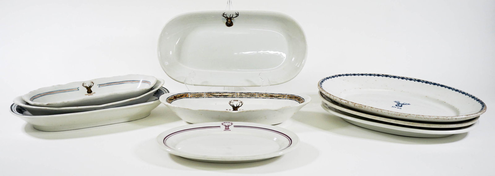 Vintage (9) BPOE Oval Serving Platters / Bowls (1 of 11)