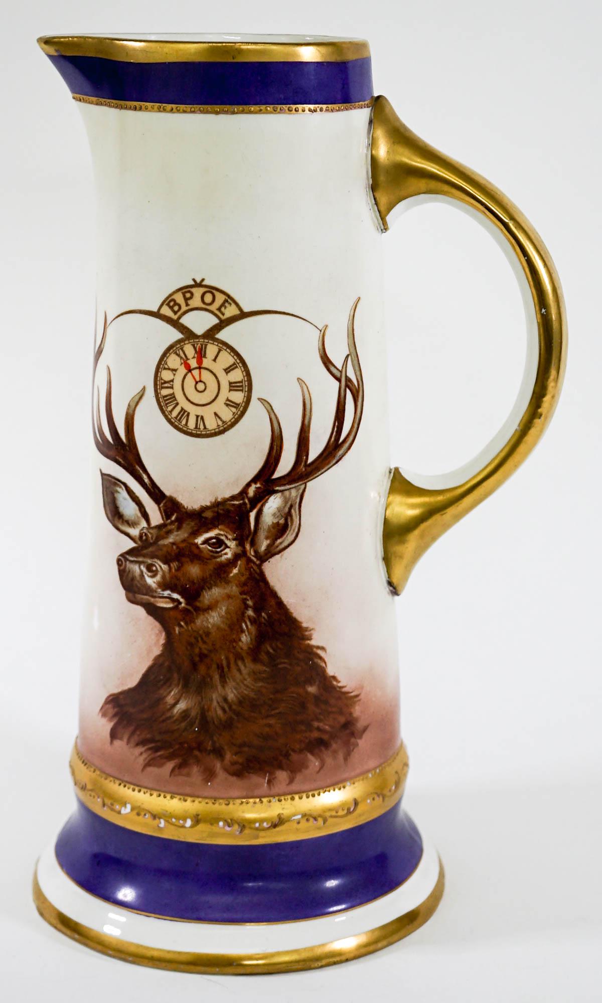 Vintage BPOE Tankard / Pitcher [Sterling China] (1 of 7)