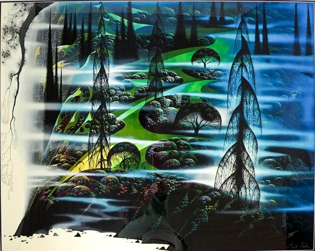 Eyvind Earle Large S/N Serigraph #151/200 (1 of 5)