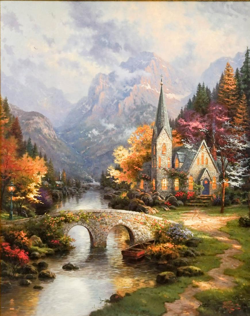 Thomas Kinkade Studio Proof #4/200 Canvas (1 of 9)