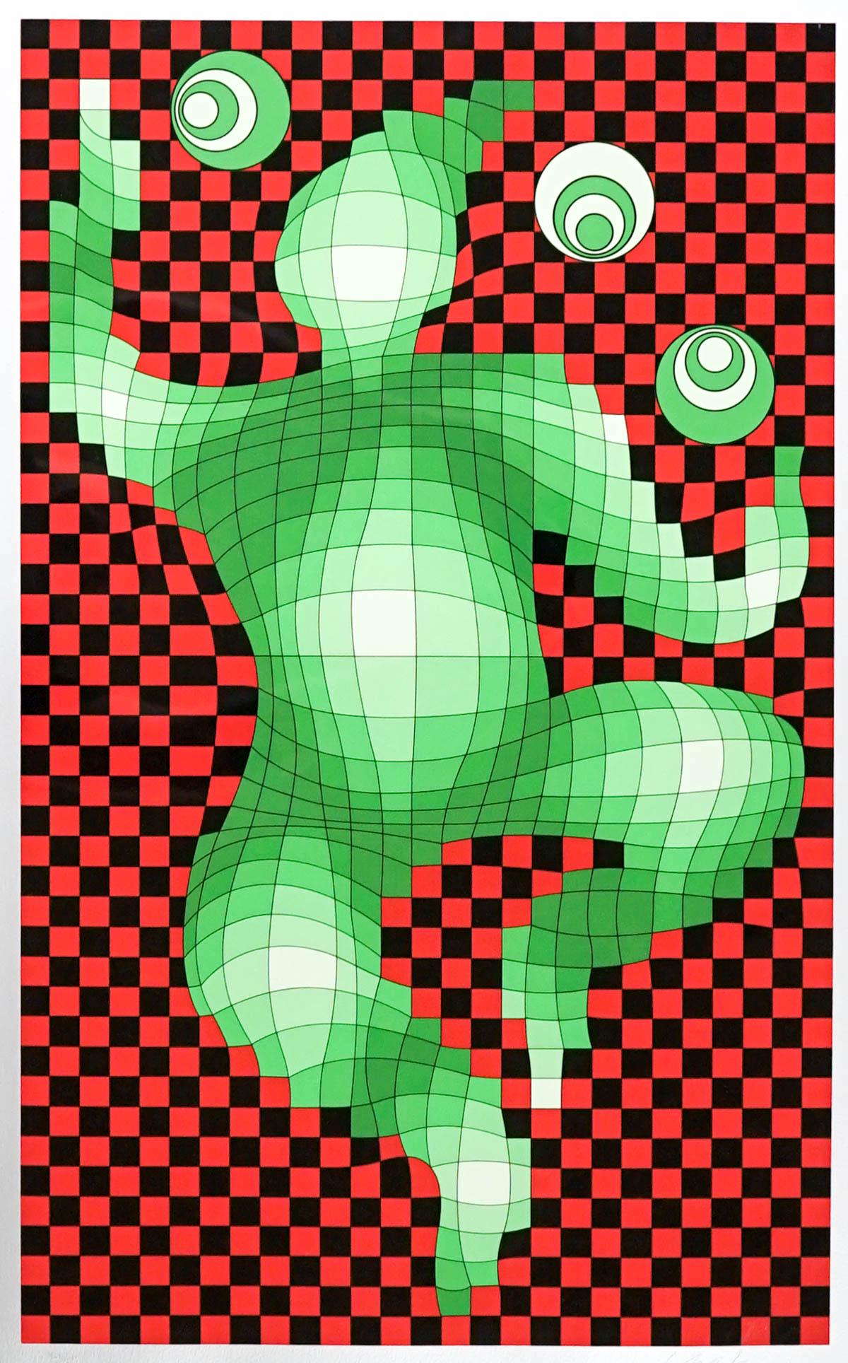 Victor Vasarely Framed S/N Print XLVI/CL (1 of 4)