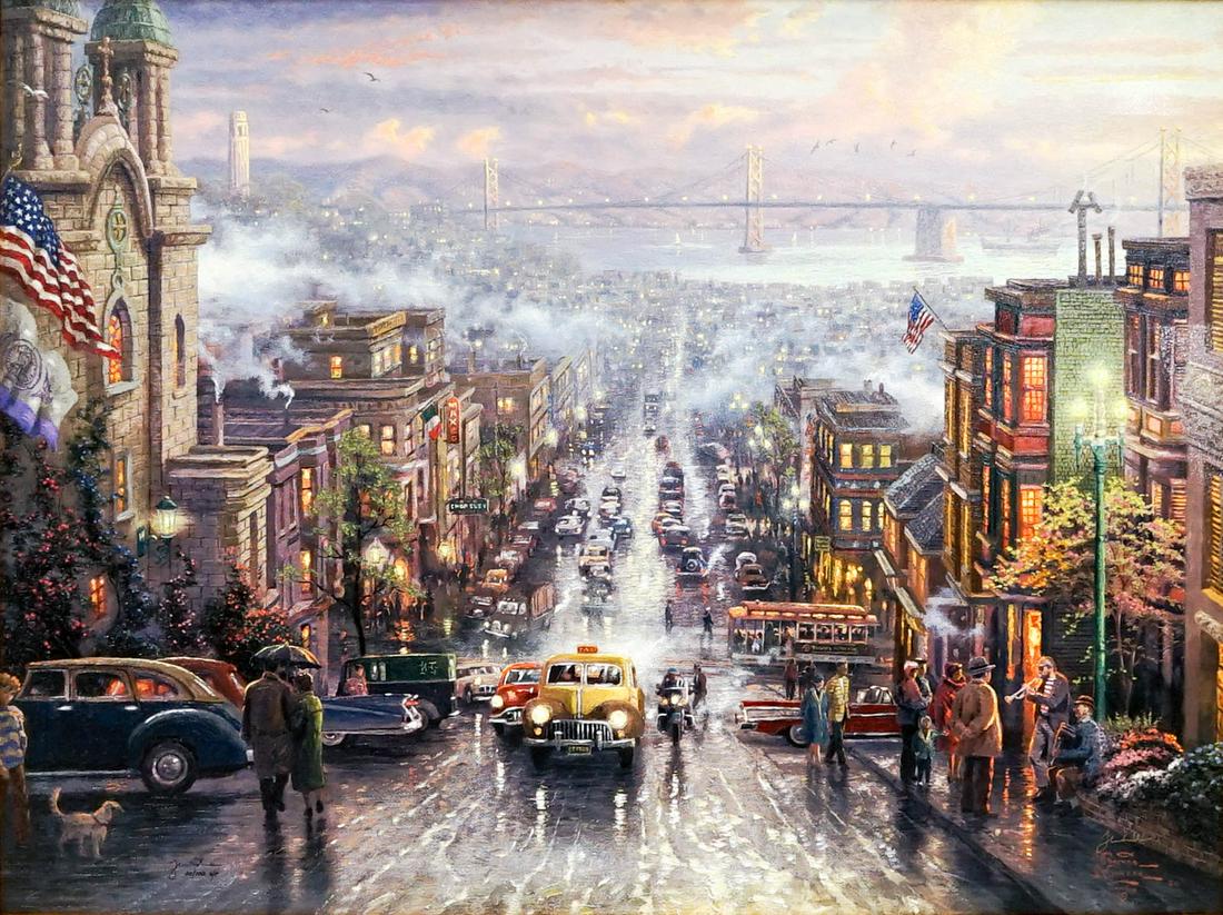 Thomas Kinkade Studio Proof #20/100 Canvas (1 of 10)