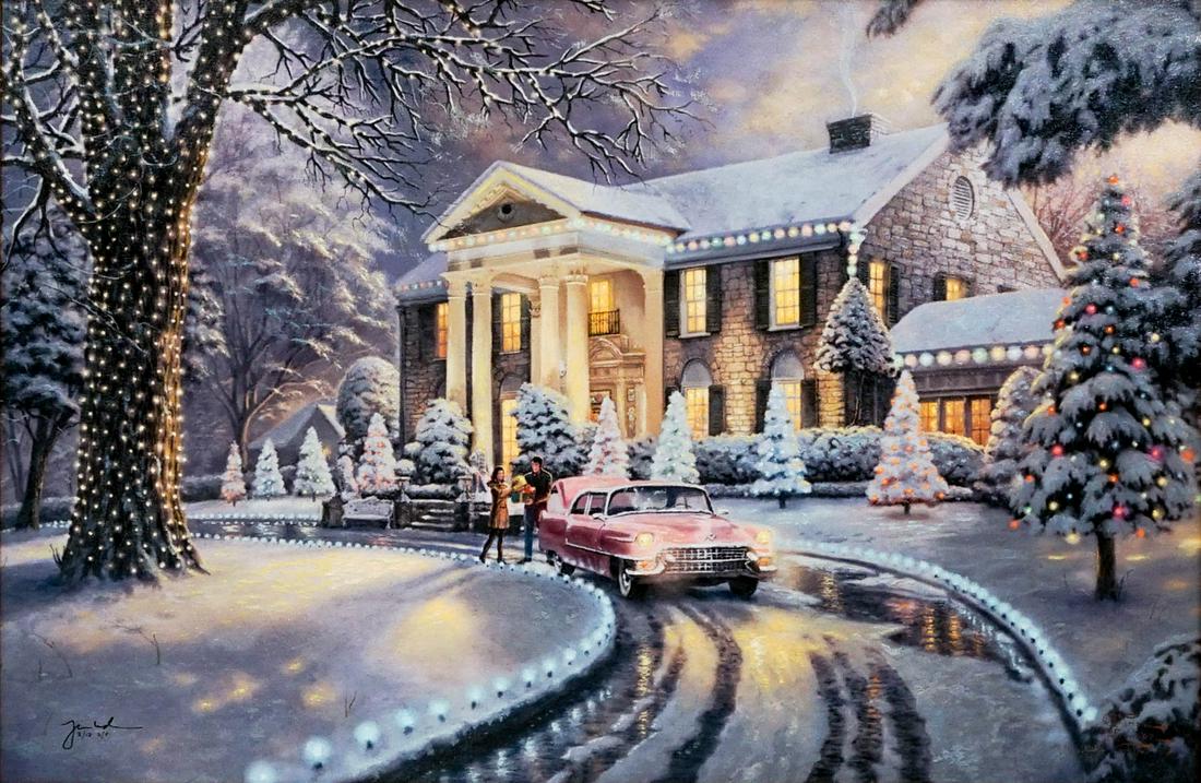 Thomas Kinkade Studio Proof #3/12 Canvas (1 of 10)